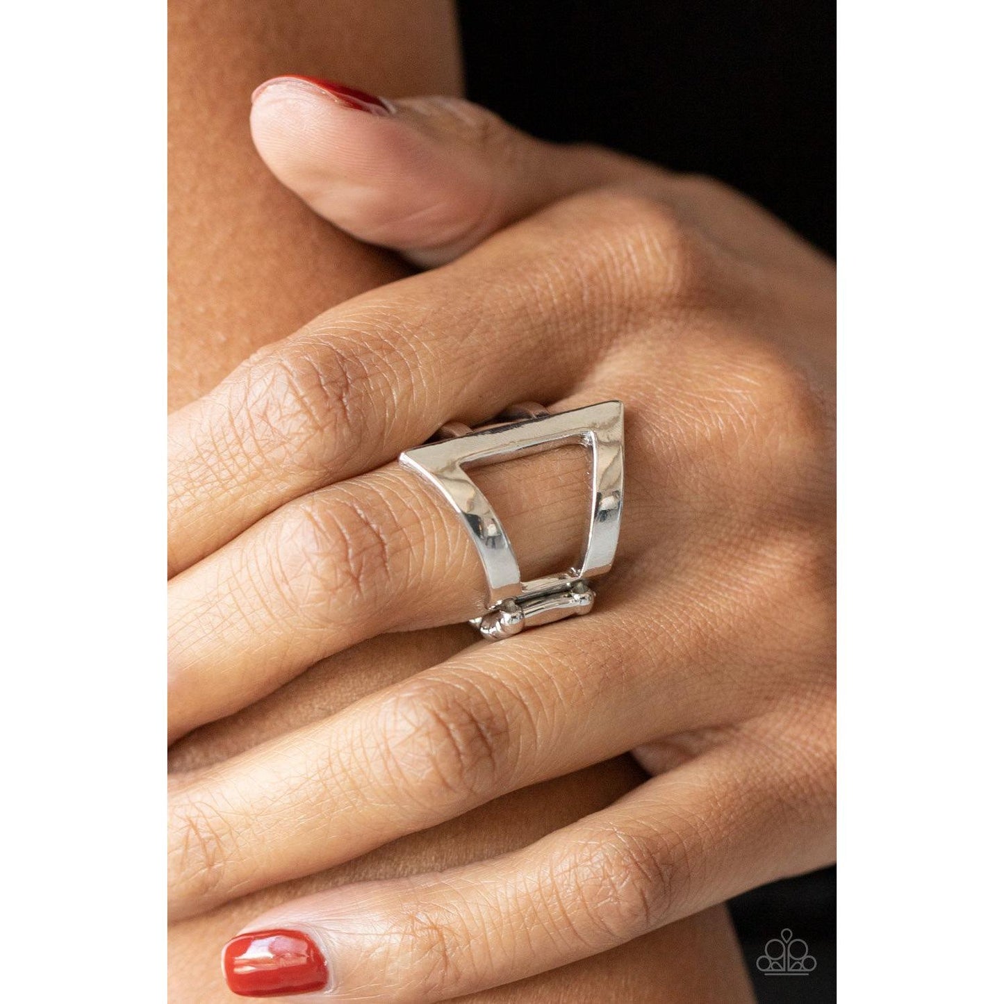 Rebel Edge - Silver Paparazzi Accessories