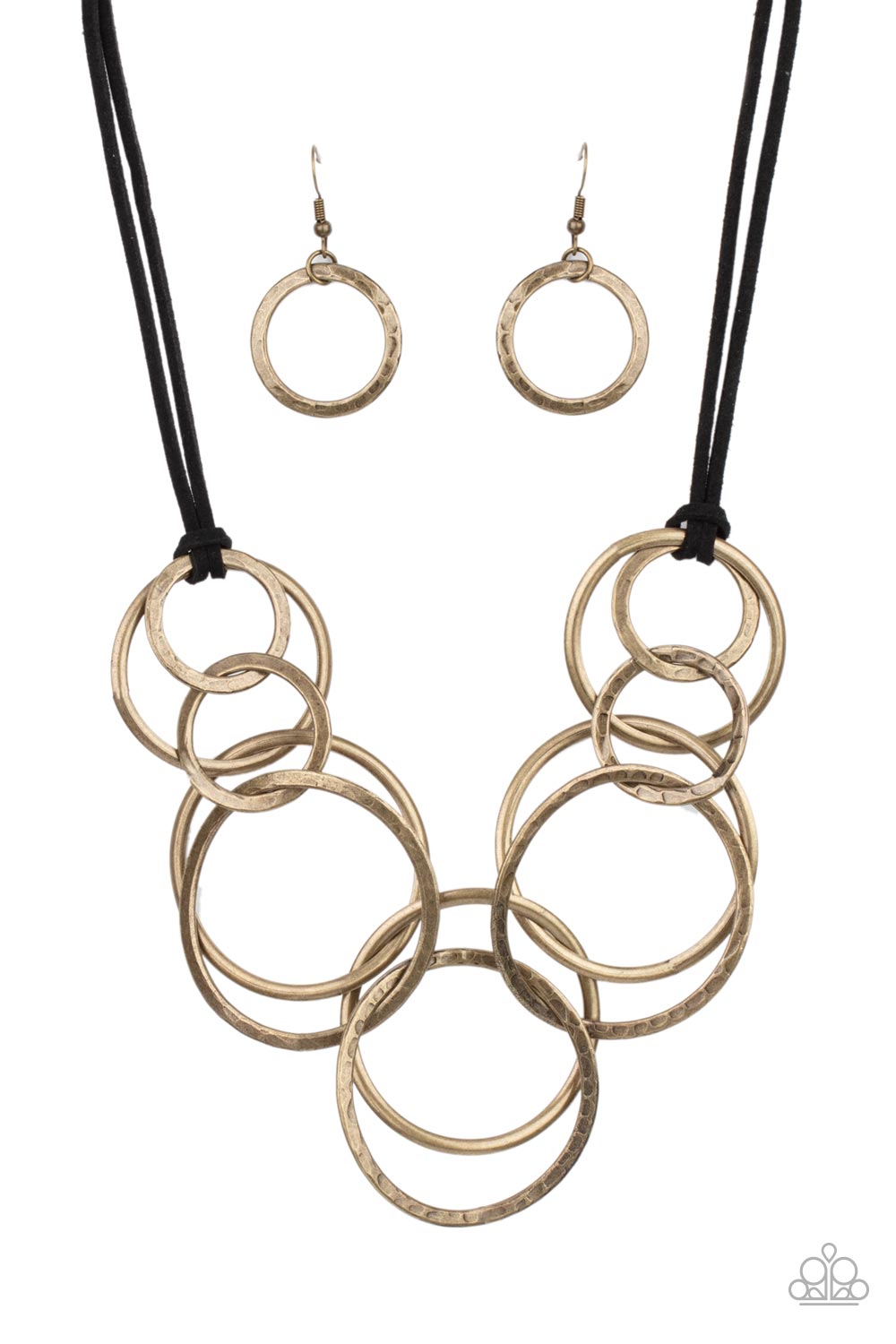 Spiraling Out of COUTURE - Brass Paparazzi Accessories