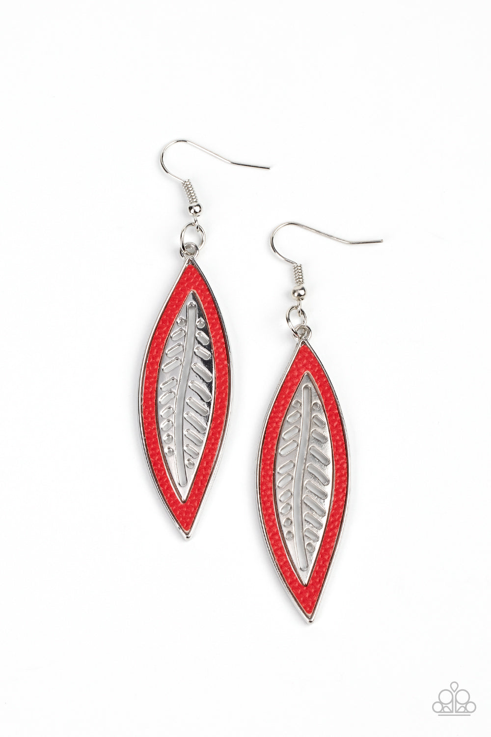 Leather Lagoon - Red Paparazzi Accessories