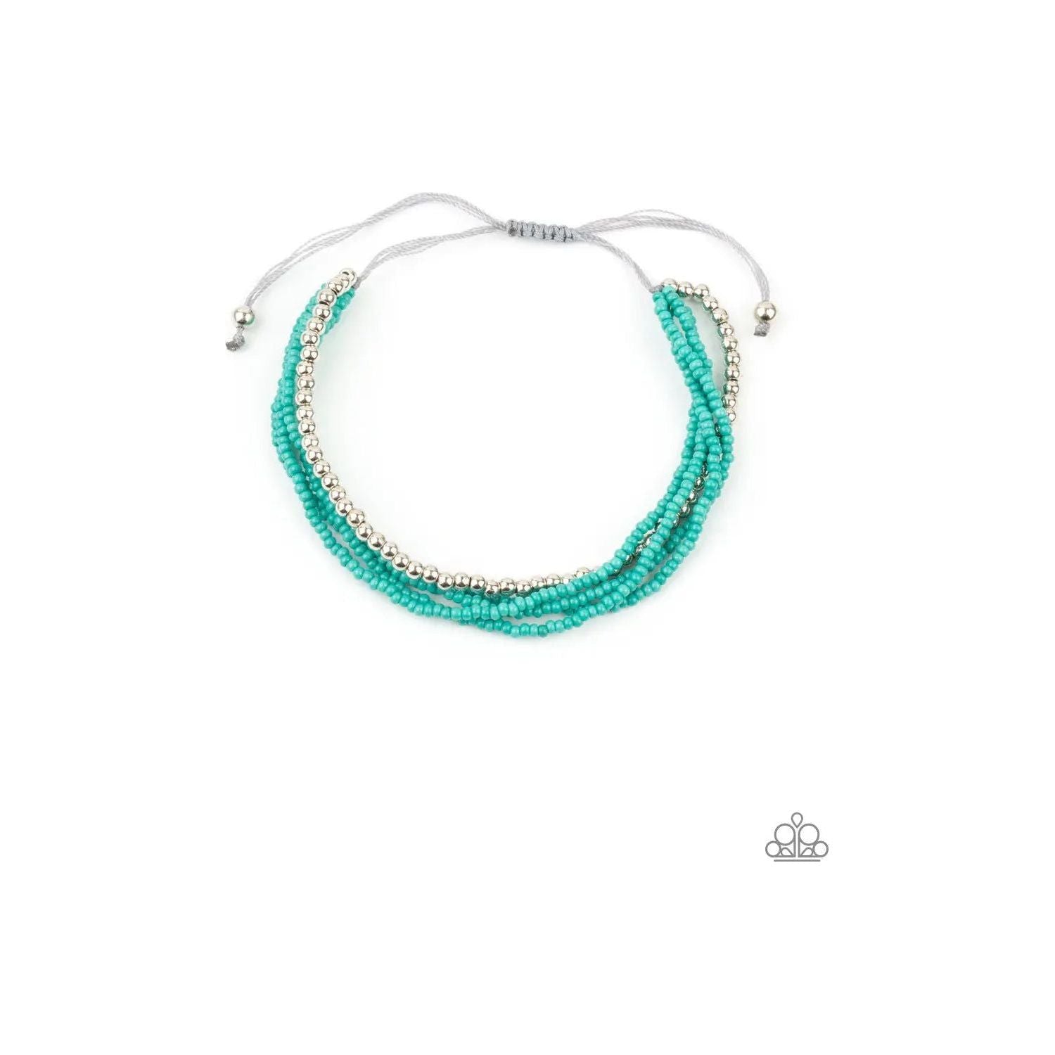 All Beaded Up - Blue Paparazzi Accessories