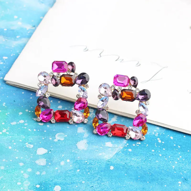 Camila Bohemian Square Earrings GlamChasyn