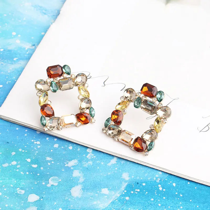 Camila Bohemian Square Earrings GlamChasyn
