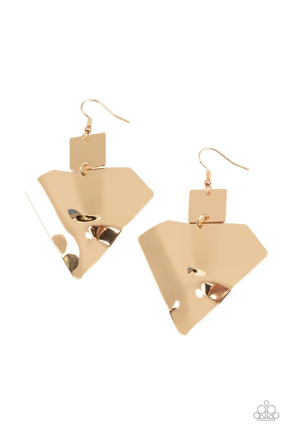 Deceivingly Deco - Gold Paparazzi Accessories