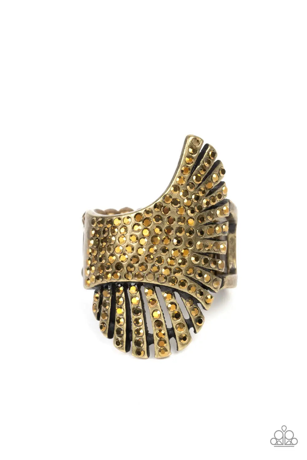 Express Your-SELFIE - Brass Paparazzi Accessories