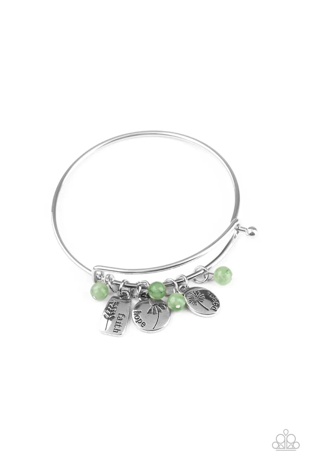 GROWING Strong - Green Paparazzi Accessories
