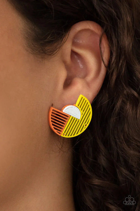 Its Just an Expression - Yellow Paparazzi Accessories