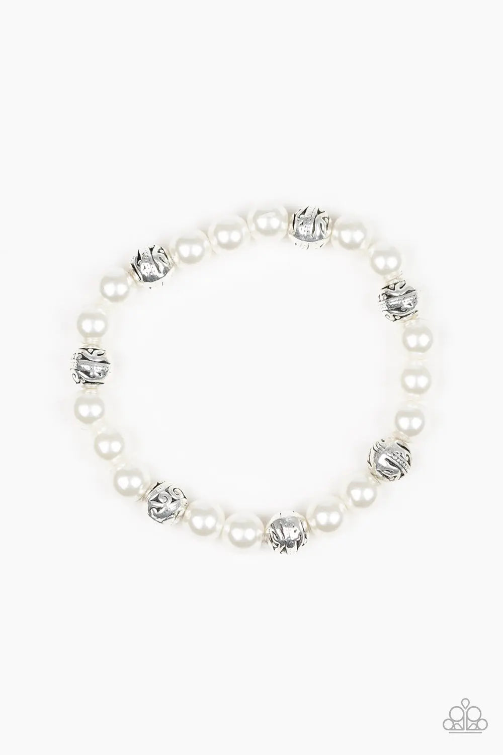 Poised For Perfection - White Paparazzi Accessories