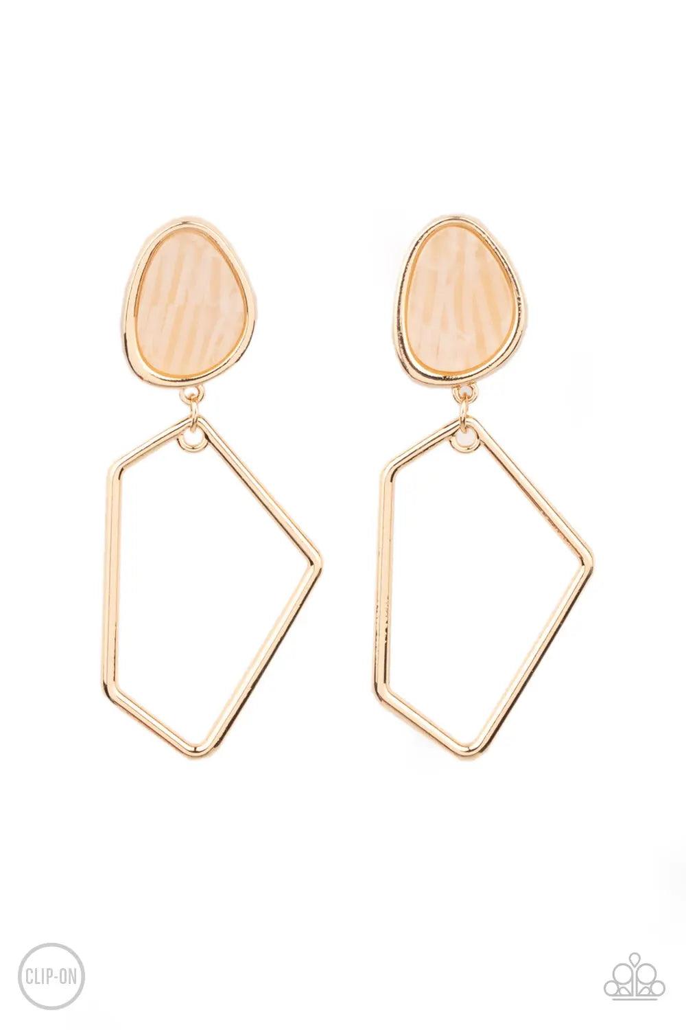 Retro Reverie - Gold Paparazzi Accessories