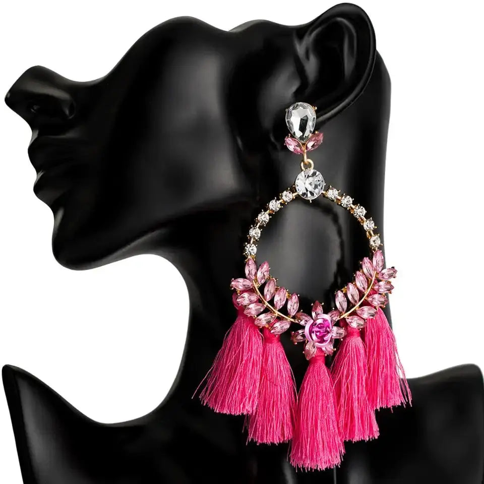 Rio Tassel Earrings GlamChasyn