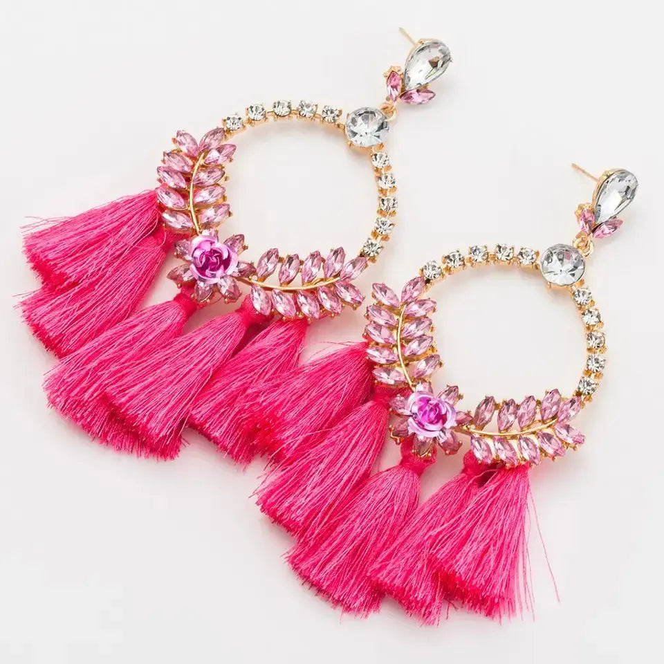 Rio Tassel Earrings GlamChasyn