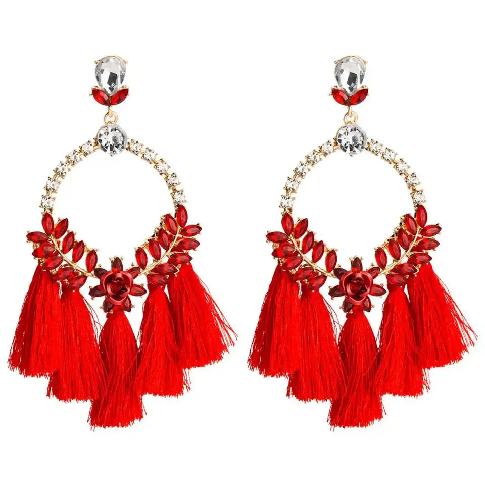 Rio Tassel Earrings GlamChasyn