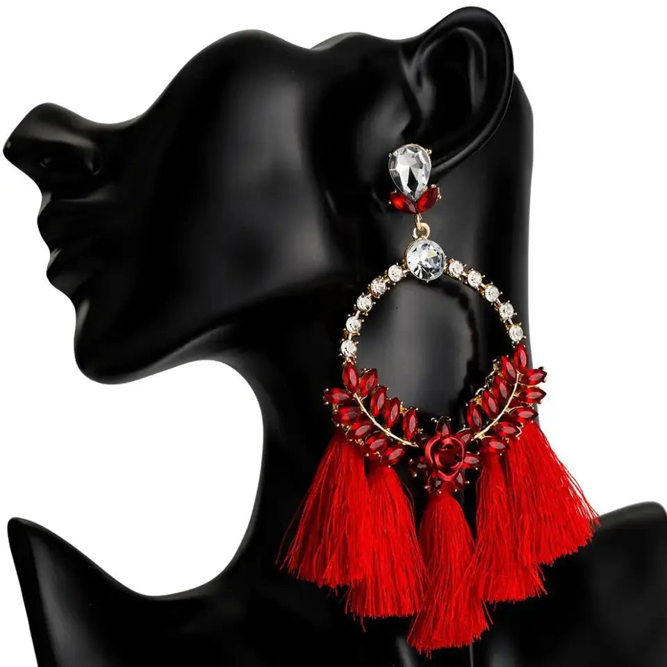 Rio Tassel Earrings GlamChasyn
