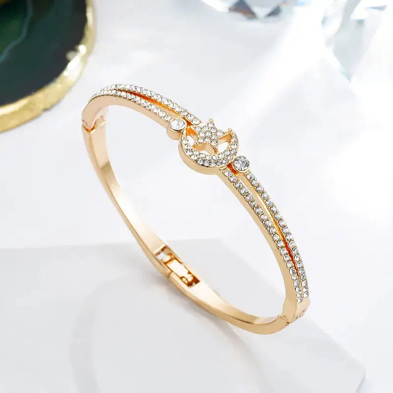Stars and Moon bangle GlamChasyn