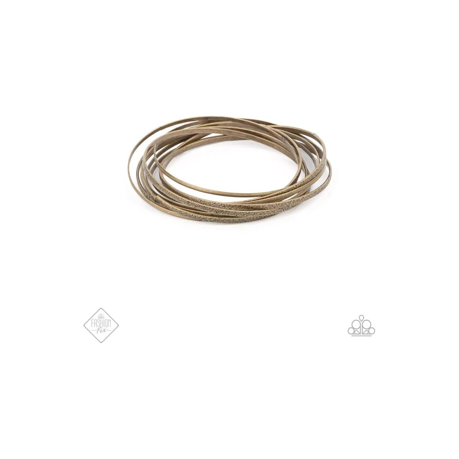 Suddenly Synced - Brass Paparazzi Accessories