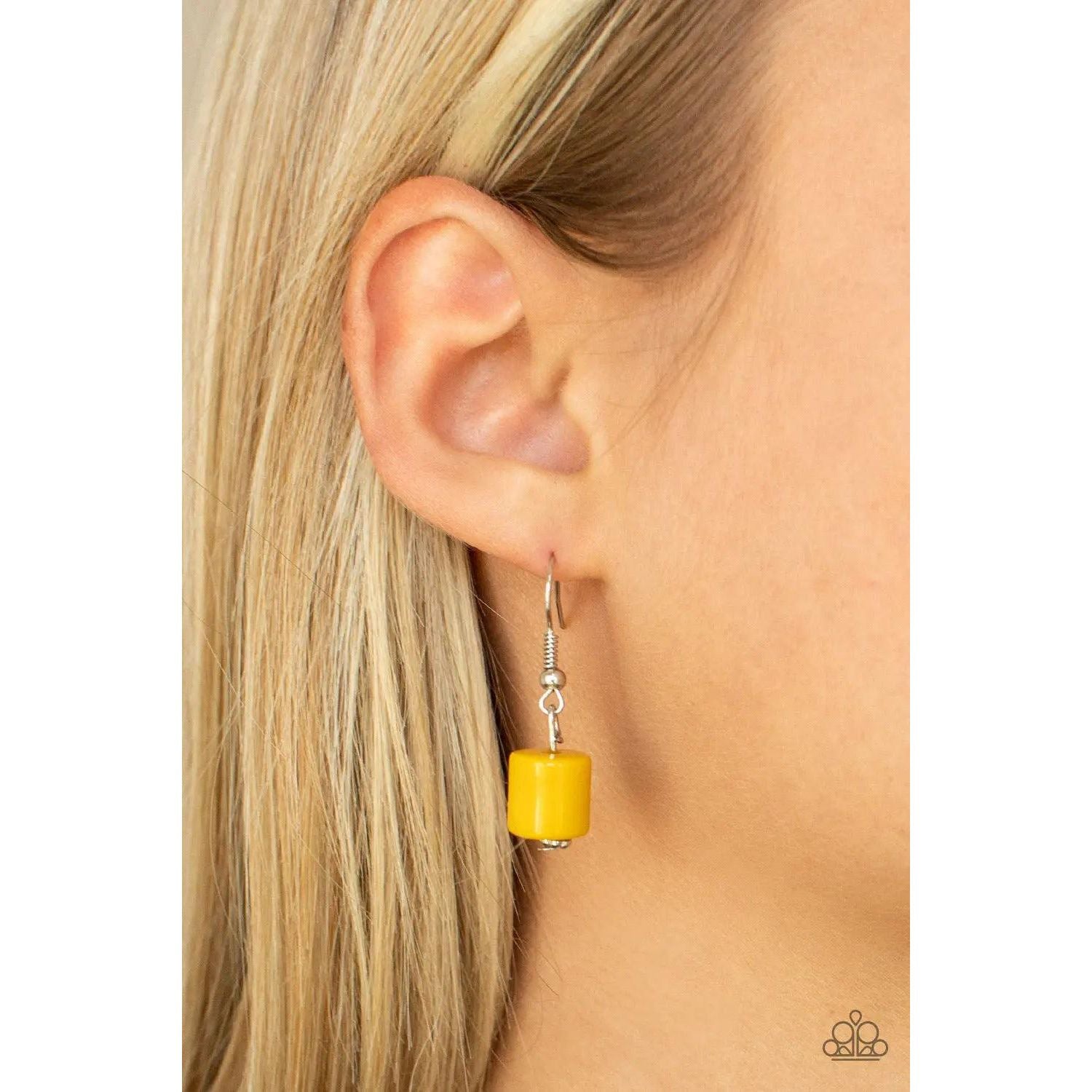 Tranquil Trendsetter - Yellow Paparazzi Accessories