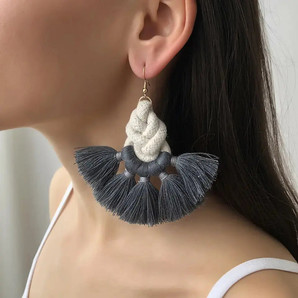 Boho Tassel Earrings GlamChasyn