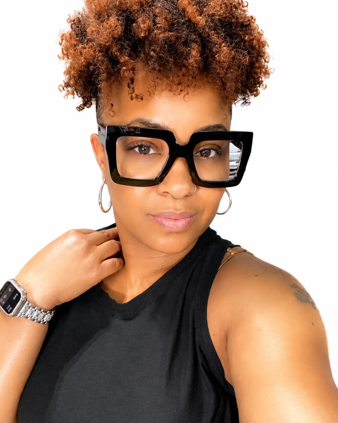 Charmaine Sunglasses | Oversized Square Cat-Eye Fashion Frames Shadez of Glam