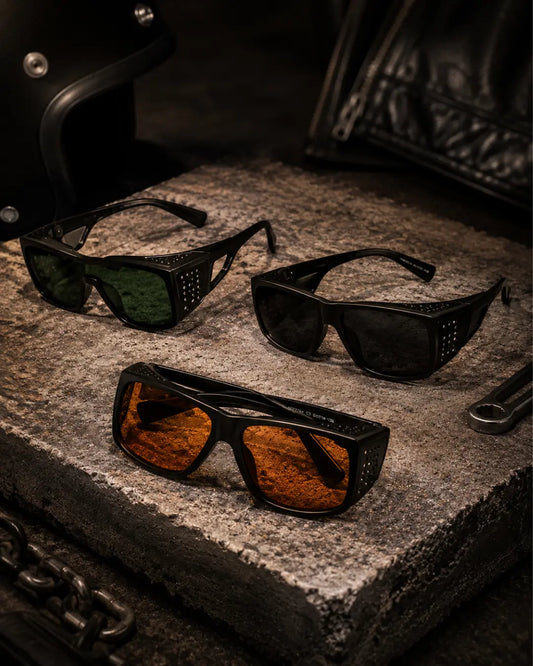 Crosswind Shield Sunglasses | Men's Wraparound Wind-Blocking Eyewear Shadez of Glam