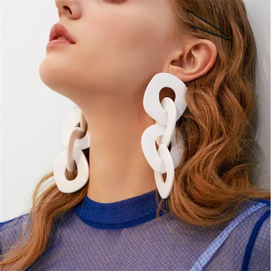 Dainty Acrylic Drop Earrings GlamChasyn