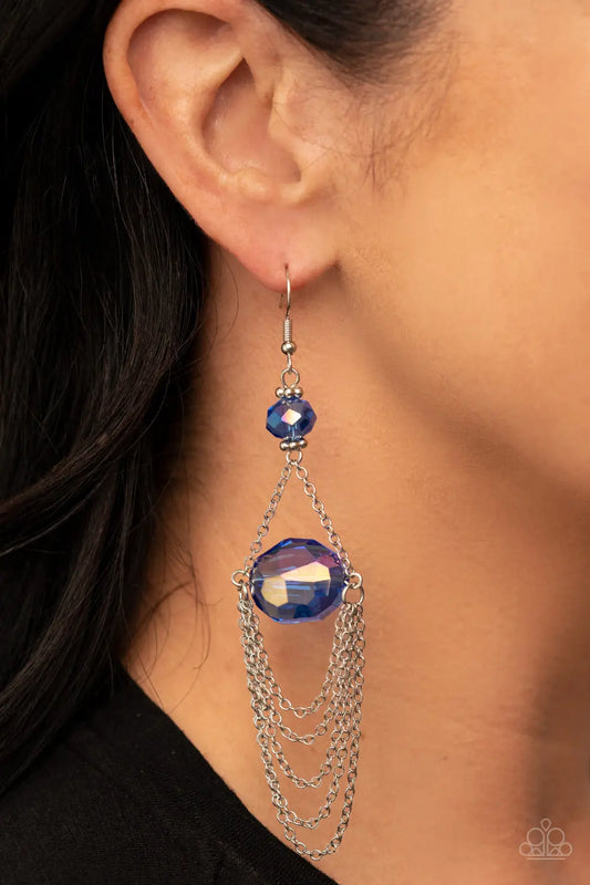 Ethereally Extravagant - Blue Paparazzi Accessories