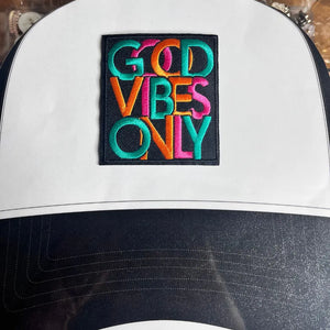 Good Vibes Only Iron on Patch GlamChasyn Boutique