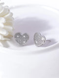 Heart Shaped Post Earrings GlamChasyn