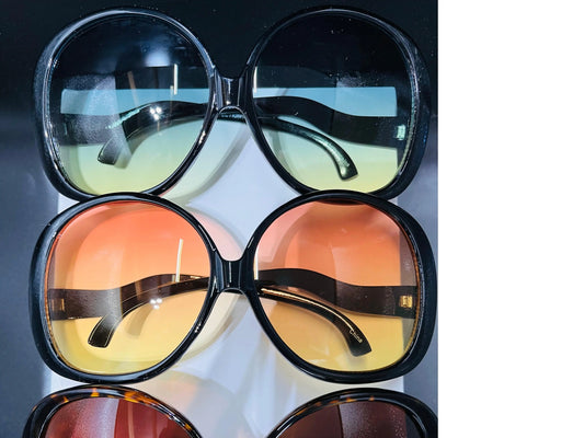 Island Fun Oversized Round Sunglasses SOG