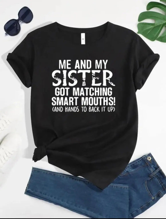 Matching Mouth Sister's T-shirt GlamChasyn