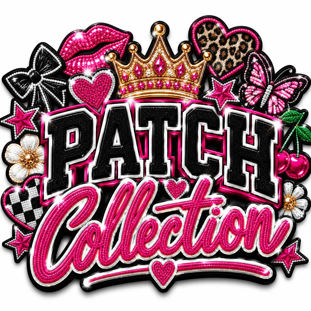 Patch Gang| Embroidered & Iron-On Patches GlamChasyn Boutique