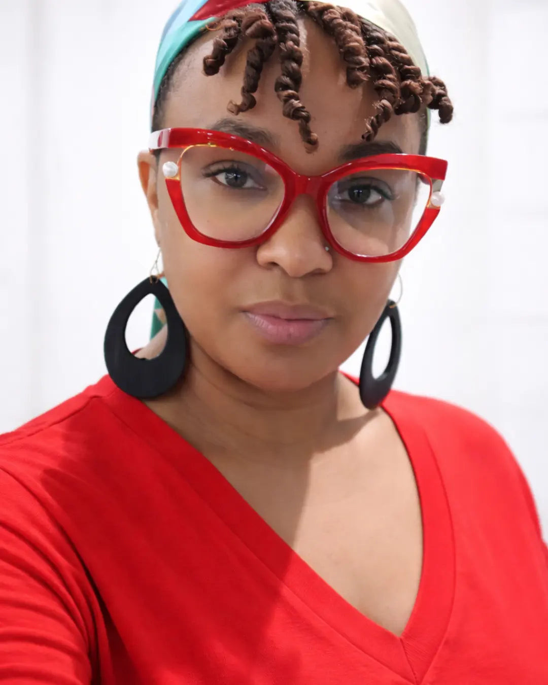 Pearl Behavior Oversized Cat-Eye Frames Shadez of Glam