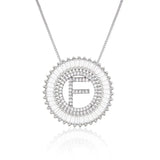 Sparkling Bling Initial Necklace GlamChasyn
