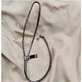 Stainless Steel Zipper Necklace GlamChasyn