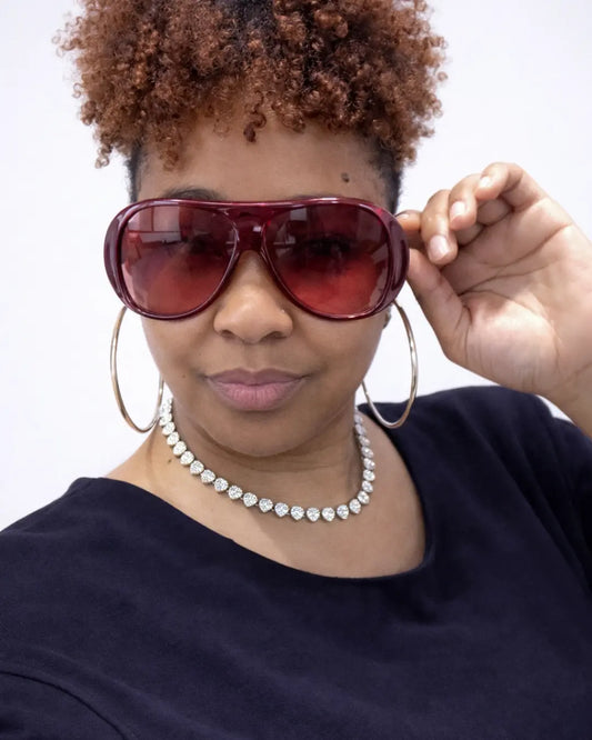 The Shield Aviator Sunglasses Collection Shadez of Glam