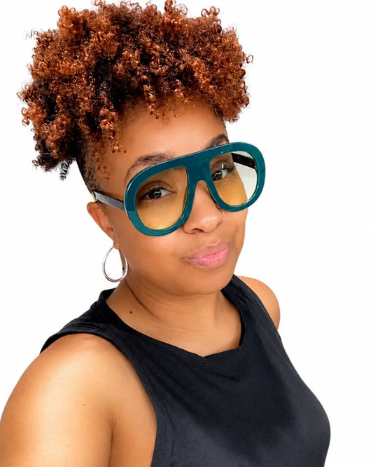 Unbothered Oversized Statement Sunglasses | Fashion Sunglasses for Women Shadez of Glam