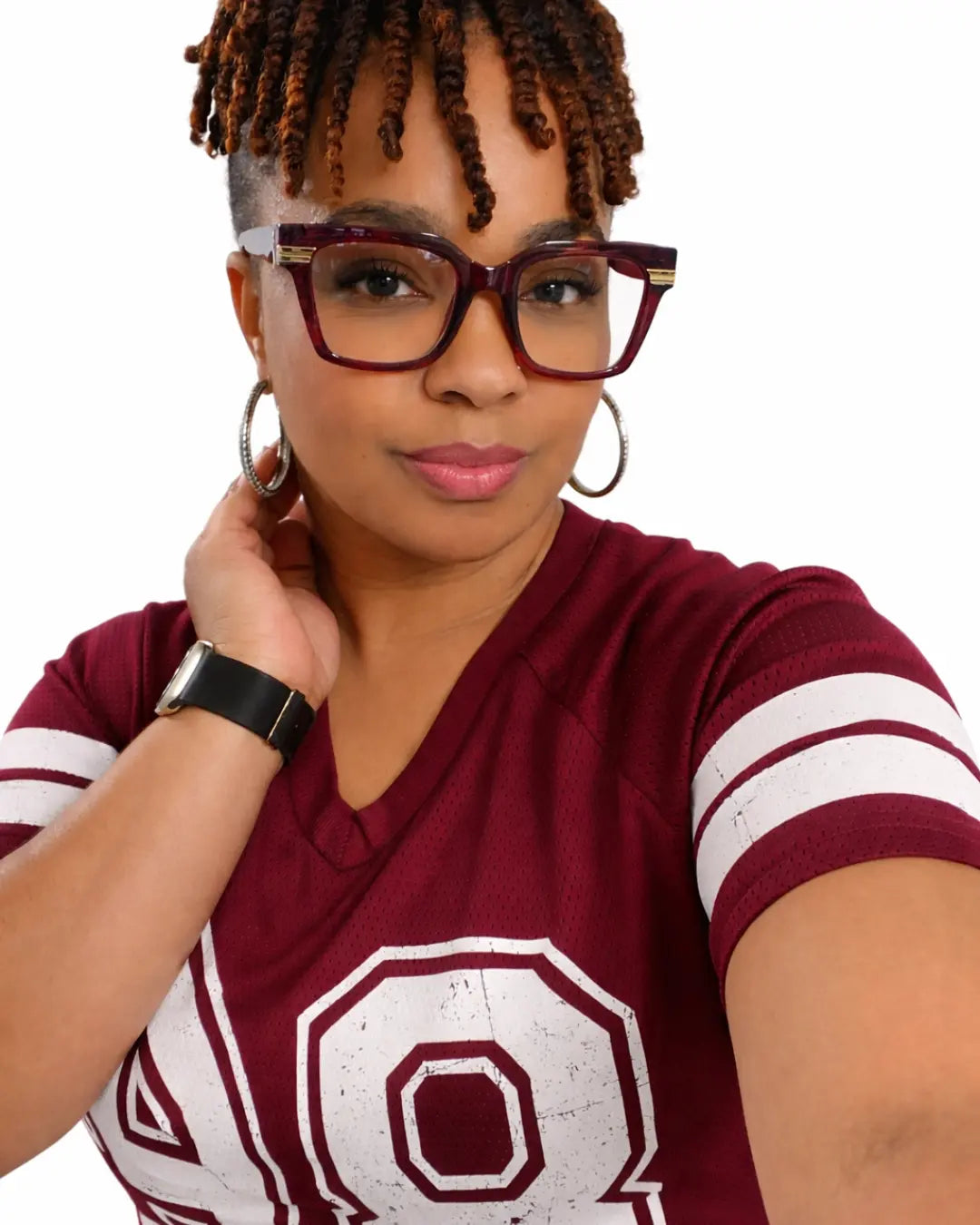 Zaria Square Eyeglasses Shadez of Glam