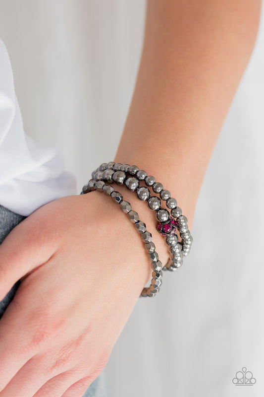 Noticeably Noir - Pink Paparazzi Accessories