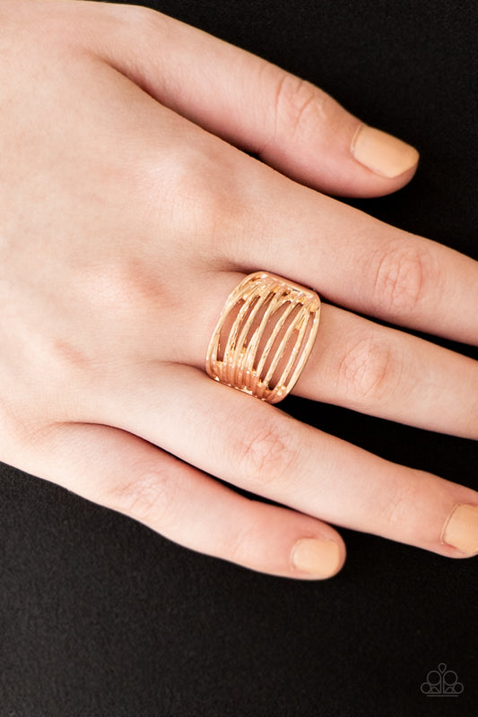 Give Me Space - Rose Gold Paparazzi Accessories