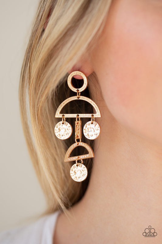 Incan Eclipse - Gold Paparazzi Accessories