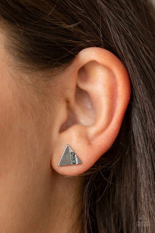 Pyramid Paradise - Silver Paparazzi Accessories