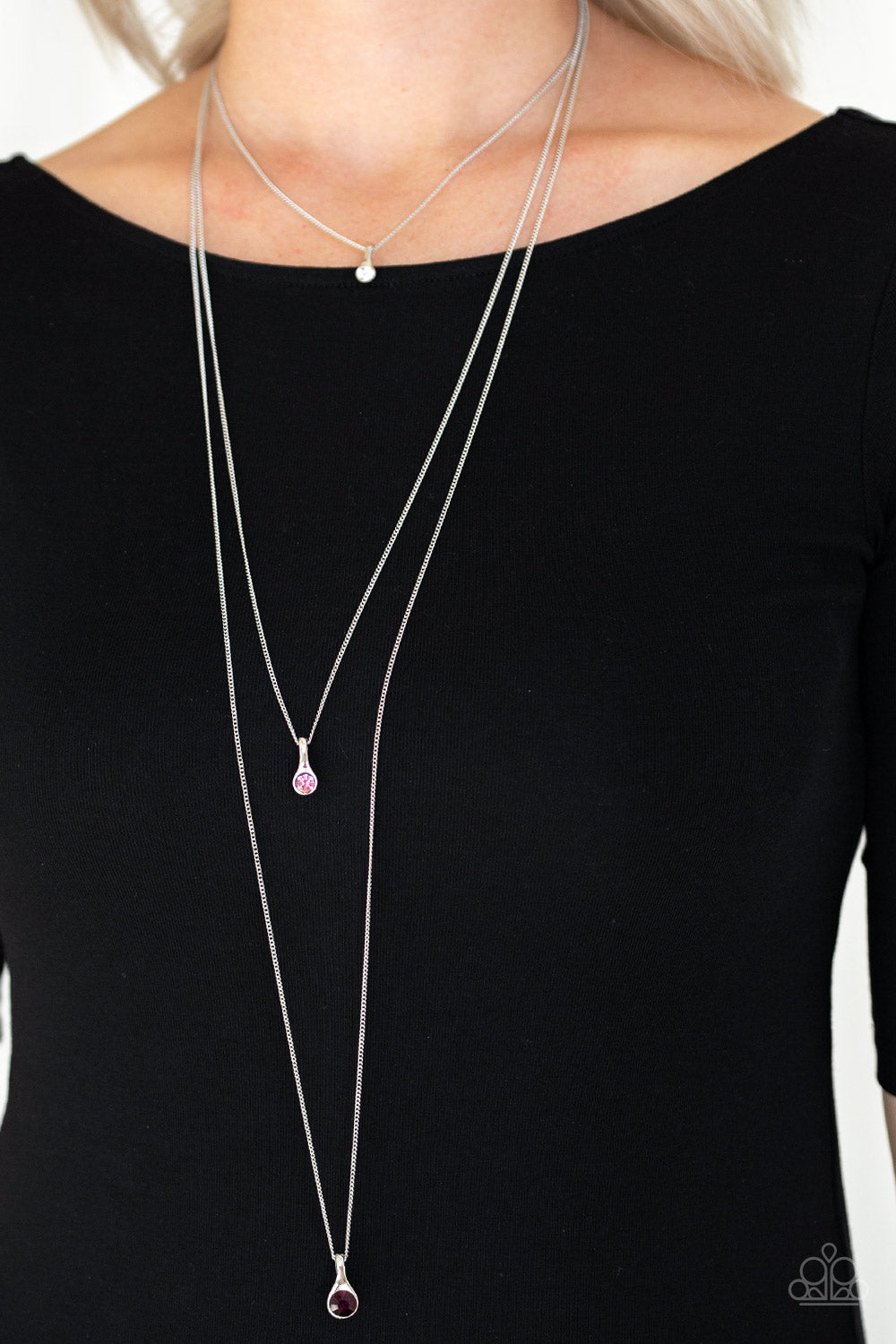Crystal Chic - Purple Paparazzi Accessories