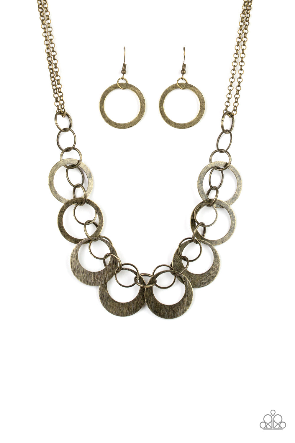 In Full Orbit  - Brass Paparazzi Accessories