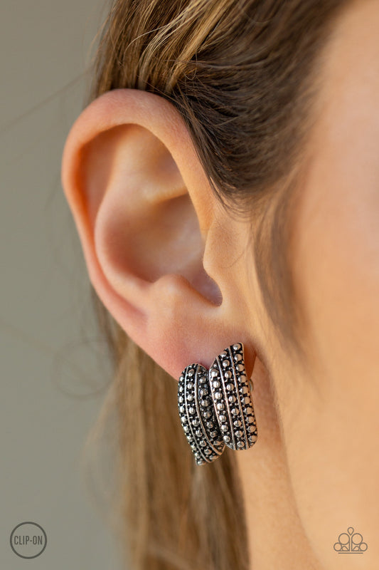 Texture Twist - Silver Paparazzi Accessories