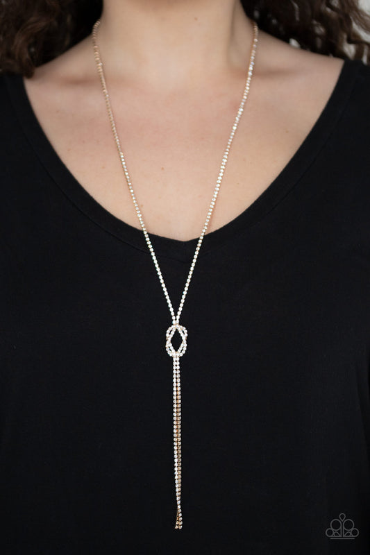 Knockout Knot - Gold Paparazzi Accessories