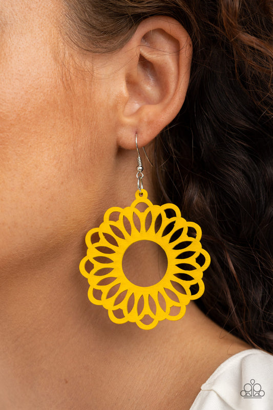 Dominican Daisy - Yellow Paparazzi Accessories
