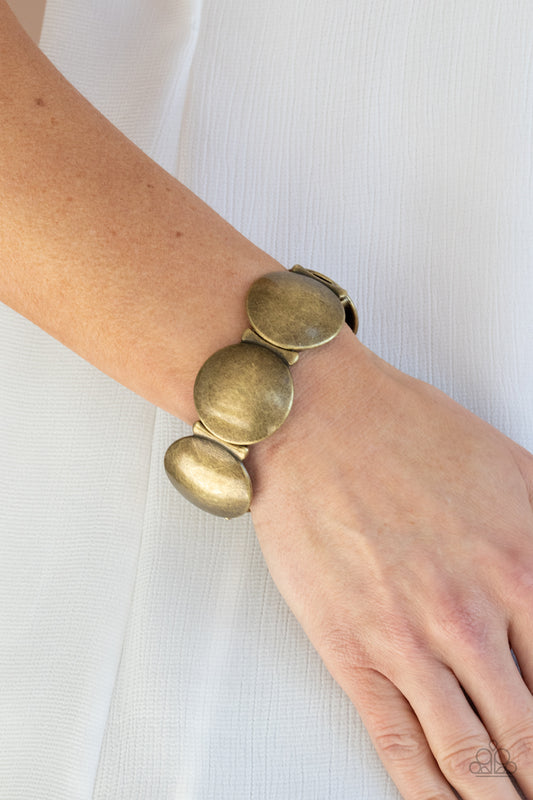 Going, Going, GONG! - Brass Paparazzi Accessories