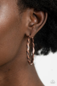 Dont Get It Twisted - Copper Paparazzi Accessories