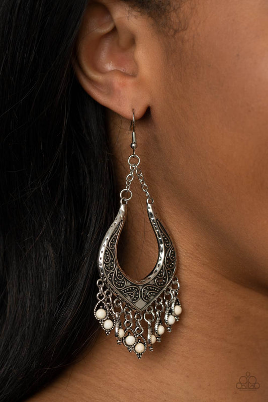 Sahara Fiesta - White Paparazzi Accessories