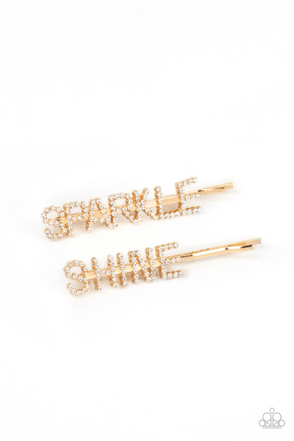 Center of the SPARKLE-verse - Gold Paparazzi Accessories