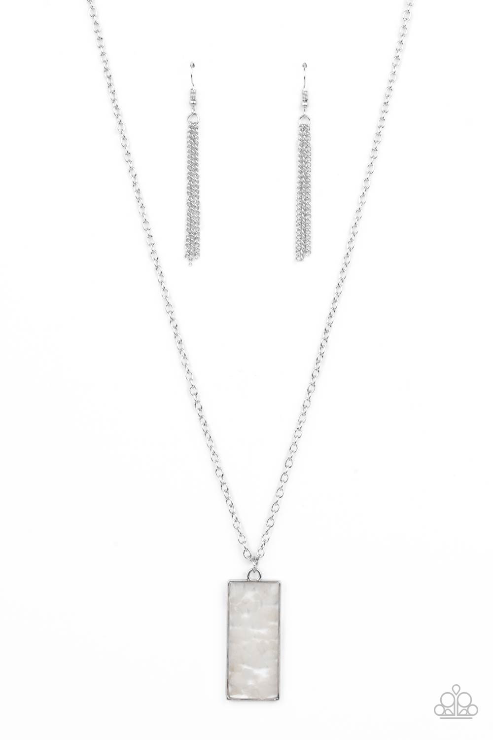 Retro Rock Collection - White Paparazzi Accessories