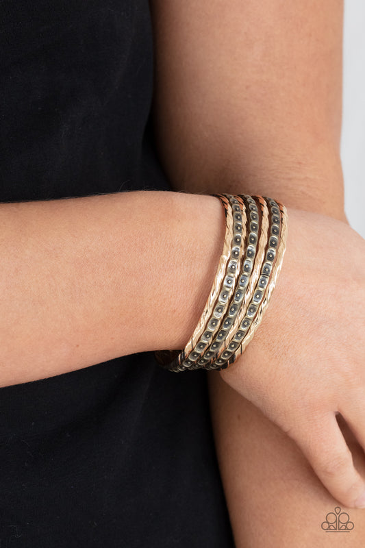 Back-To-Back Stacks - Multi Paparazzi Accessories